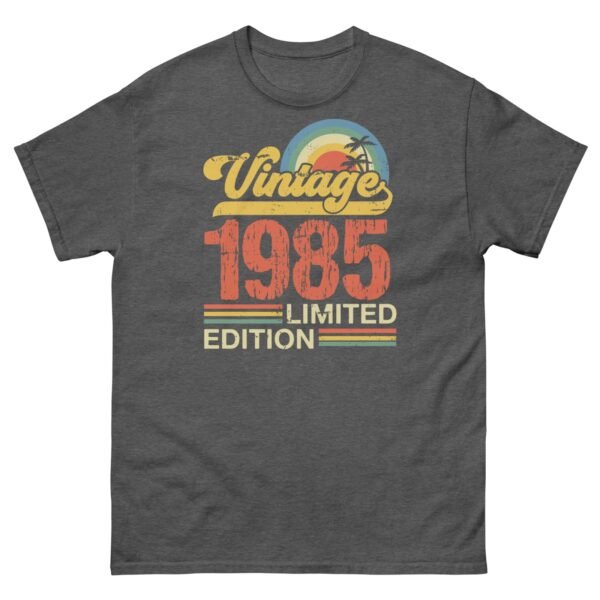 Vintage 1985 T-shirt 40th Birthday Limited Edition T-shirt - Image 8