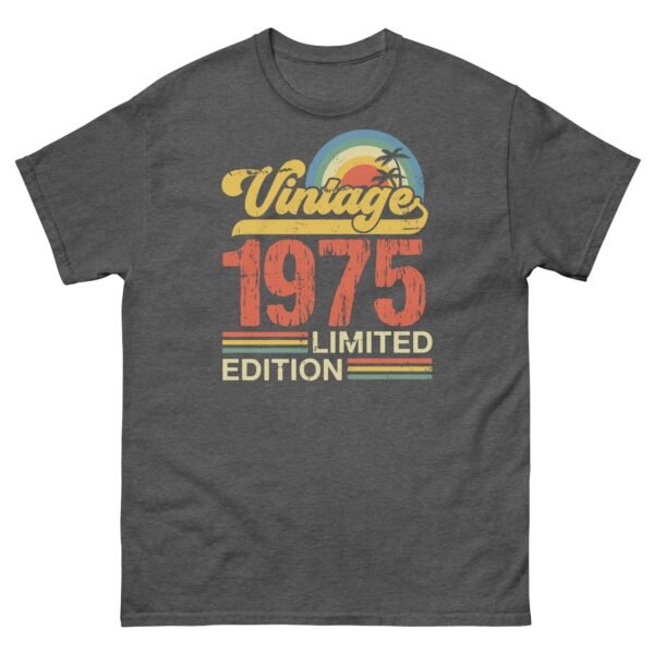 Vintage 1975 T-shirt Limited Edition 50th Birthday T shirt - Image 8