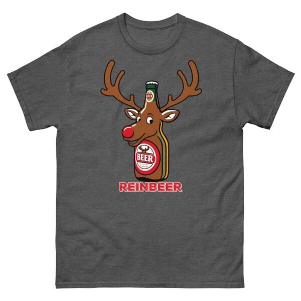 Beer Drinker Funny Christmas T-shirt Reinbeer - Image 8