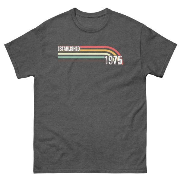 Established 1975 50th Birthday Gift T-shirt - Image 9