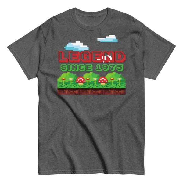 Legend Since 1975 Retro Gaming T-shirt 50th Birthday Tshirt - Image 9