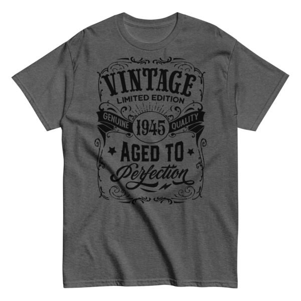1945 Vintage Aged To Perfection Gift T-shirt 1945 Birth Year - Image 4