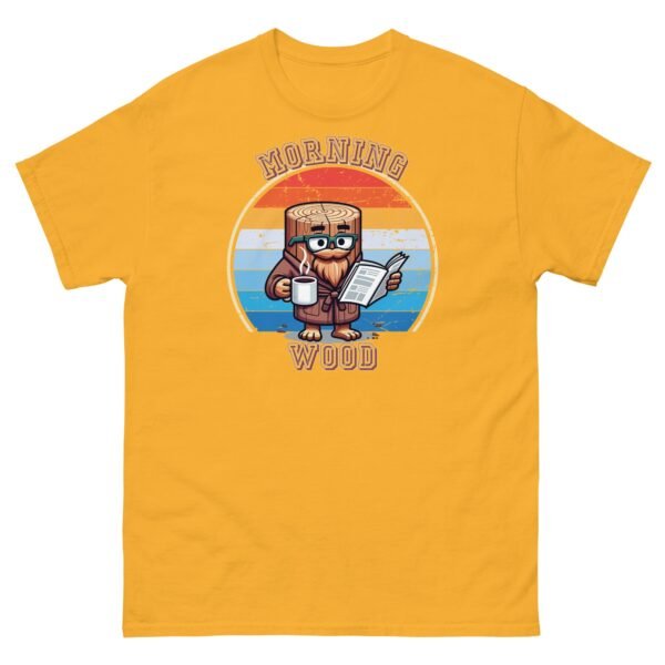 Morning Wood T-shirt Funny Gift for Him Tee - Image 13