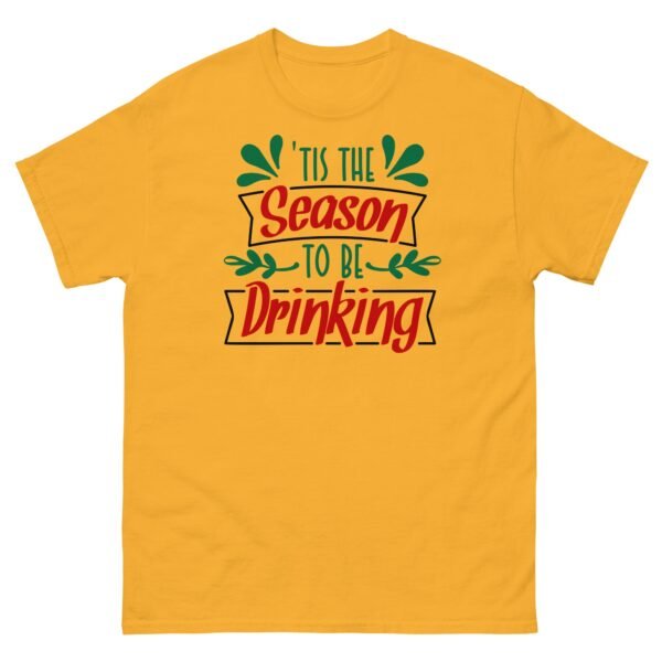 Christmas T-Shirt Tis The Season To Be Drinking - Image 12