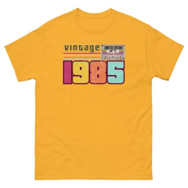 Vintage 1985 T-shirt Cassette Tape Limited Edition 40th Birthday - Image 12