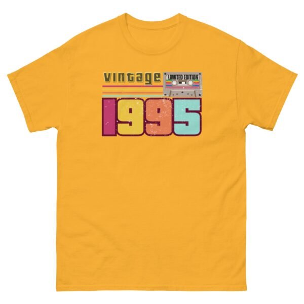 Vintage 1995 Cassette Tape Limited Edition 30th Birthday T-shirt - Image 13
