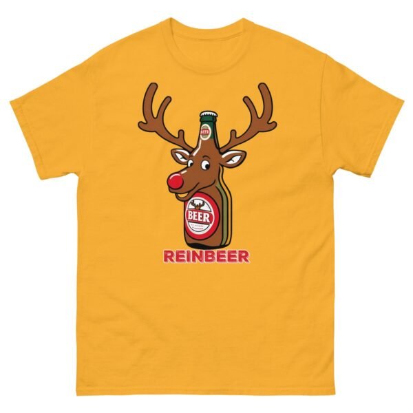 Beer Drinker Funny Christmas T-shirt Reinbeer - Image 13