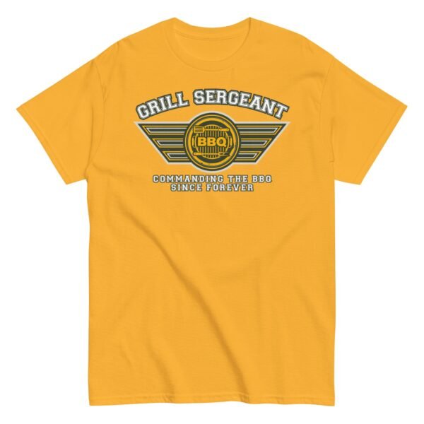 Grill Sergeant BBQ T Shirt Funny BBQ Gift T-shirts - Image 13