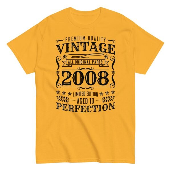 2008 Vintage Birthday T-shirt - Image 11