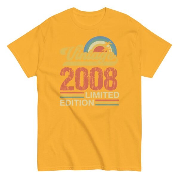 2008 Vintage Birthday T-shirt Limited Edition Birthday T Shirt - Image 11