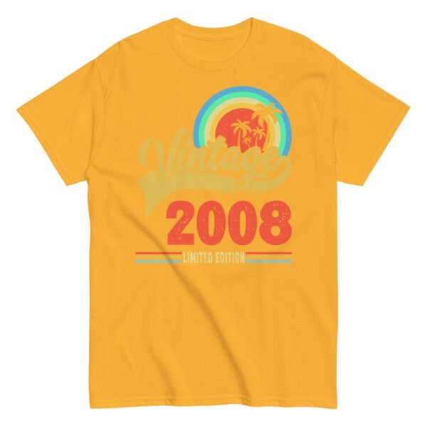 Vintage 2008 T-shirt Limited Edition 2008 Birthday T Shirt - Image 13