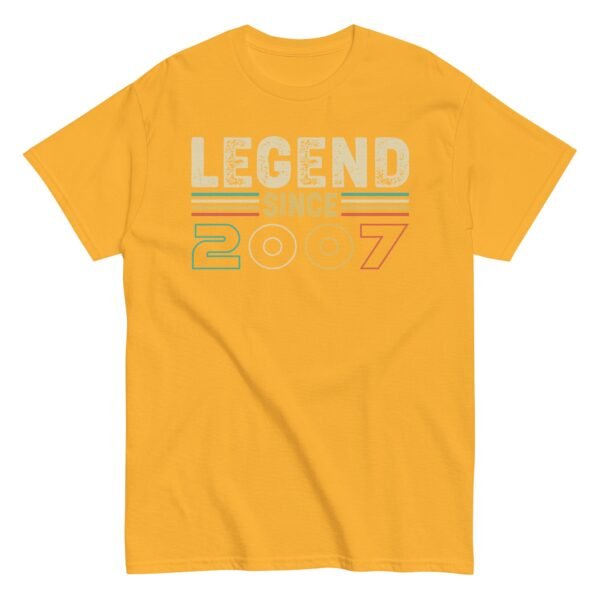Legend Since 2007 T-shirts 18th Birthday Gifts - Image 13