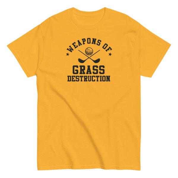 Weapons Of Grass Destruction Golf T-shirt - Image 8