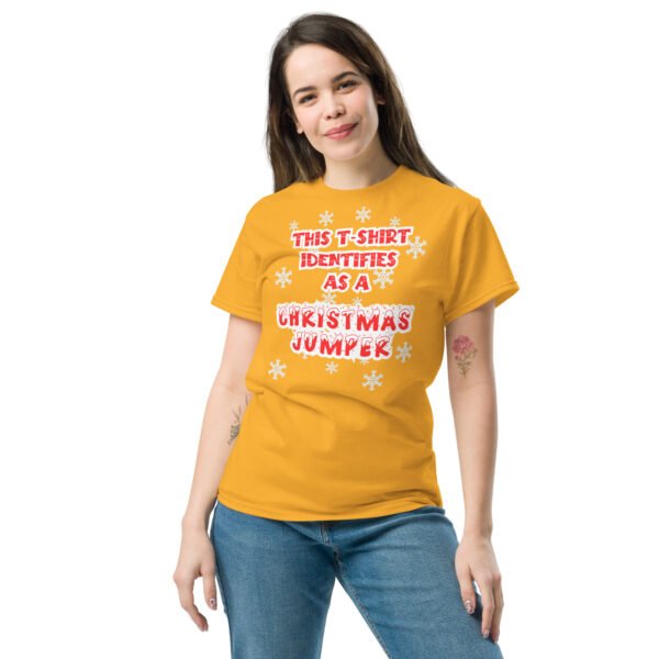 This T-Shirt Identifies As A Christmas Jumper - Image 3