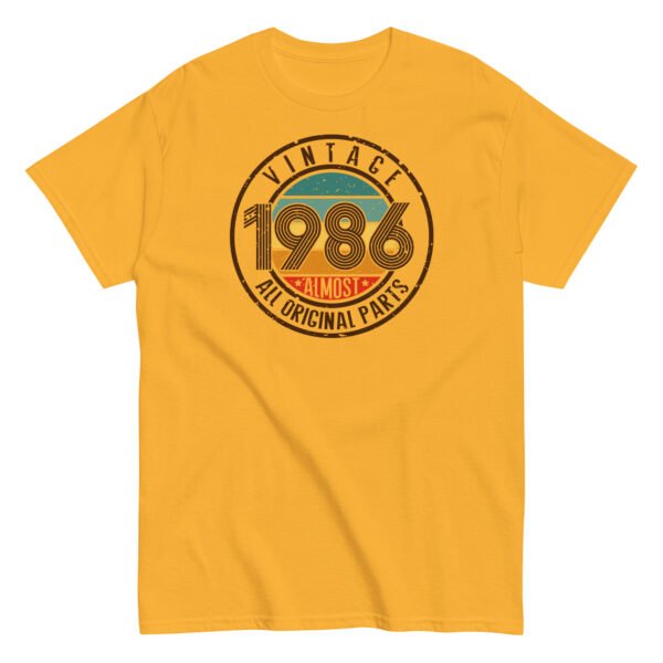 Vintage 1986 All Original Parts T-shirt 86 Birthday Tee - Image 14