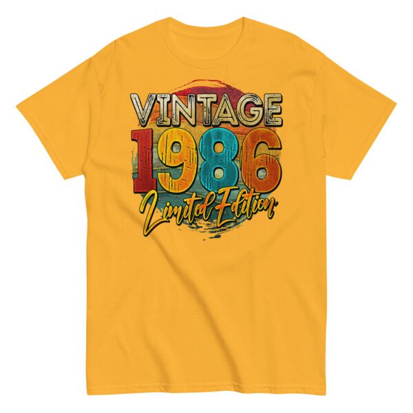Vintage 1986 Limited Edition Birthday 86 T-shirt - Image 13
