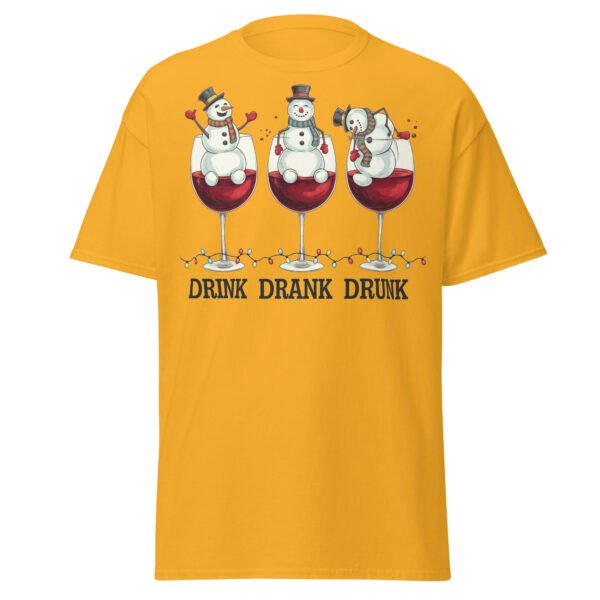 Drink Drank Drunk Funny Drinking Christmas T-shirt - Image 11