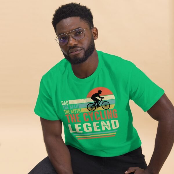 Dad The Man The Myth The Cycling Legend t-shirt - Image 4