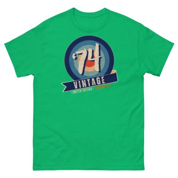 1974 Birthday t-shirt ’74 Vintage 1974 Gift Limited Edition T-shirt - Image 11