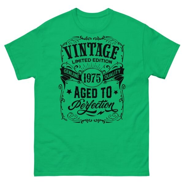 Vintage 1975 T-shirt Aged To Perfection 50th Birthday T shirt - Image 7