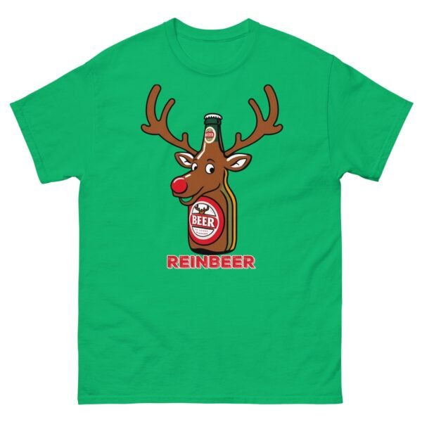 Beer Drinker Funny Christmas T-shirt Reinbeer - Image 11