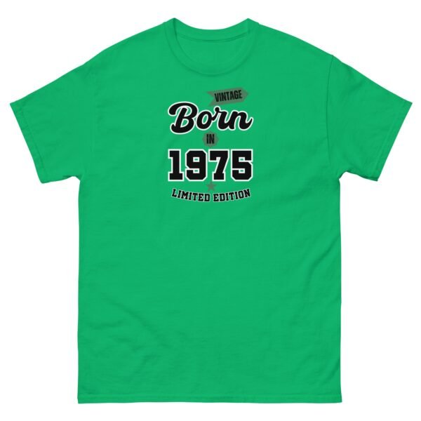 Vintage Born In 1975 Limited Edition T-shirt 50th Birthday Tee - Image 12