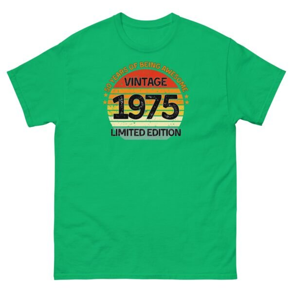 Vintage 1975 Limited Edition T-shirt 50th Birthday Gift - Image 11
