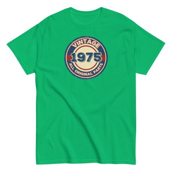 1975 Birthday Gift T-shirt Vintage All Original Parts 50th - Image 12