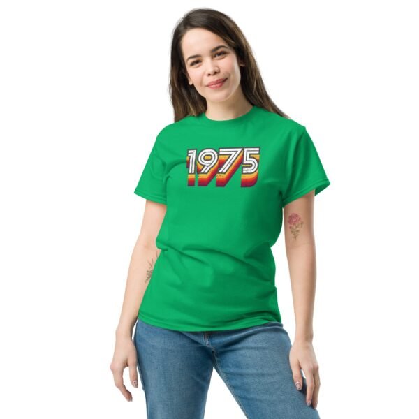 1975 Birth Year Gift T-shirt 50th Birthday Tshirt 1975 Retro - Image 2