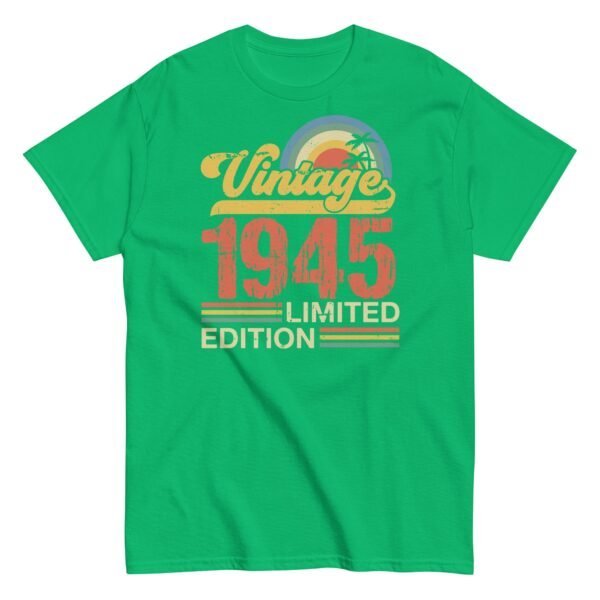Vintage 1945 T-shirt Design Limited Edition Birth Year Gift - Image 10
