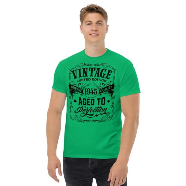 1945 Vintage Aged To Perfection Gift T-shirt 1945 Birth Year - Image 2