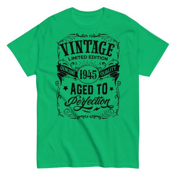 1945 Vintage Aged To Perfection Gift T-shirt 1945 Birth Year - Image 7