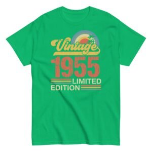 Vintage 1955 Limited Edition Birthday T-shirt Gift 1955