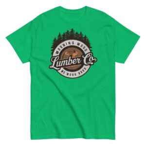 Morning Wood Lumber Co We Work Hard Funny T-shirt For Him