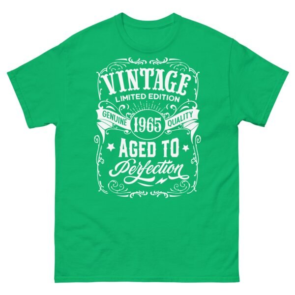 Vintage 1965 Aged To Perfection T-Shirt 1965 Birthday Gift Tee - Image 11