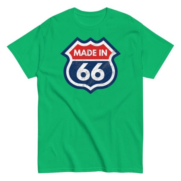 1966 Birthday Gift T-shirt Made in 66 US Route 66 Style - Image 12