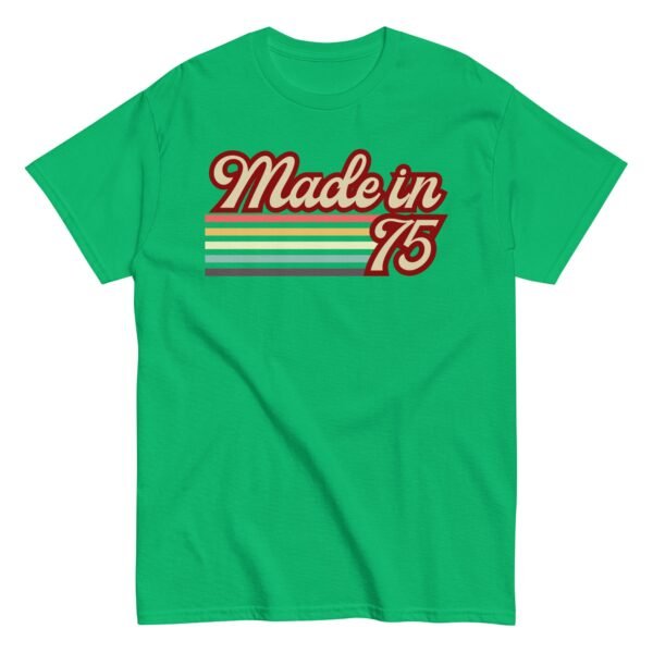 1975 Birthday Gift T-shirt Made in 75 - Image 12