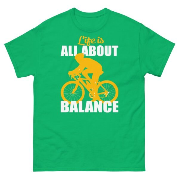 Life Is All About Balance Cyclist T Shirt - Image 10