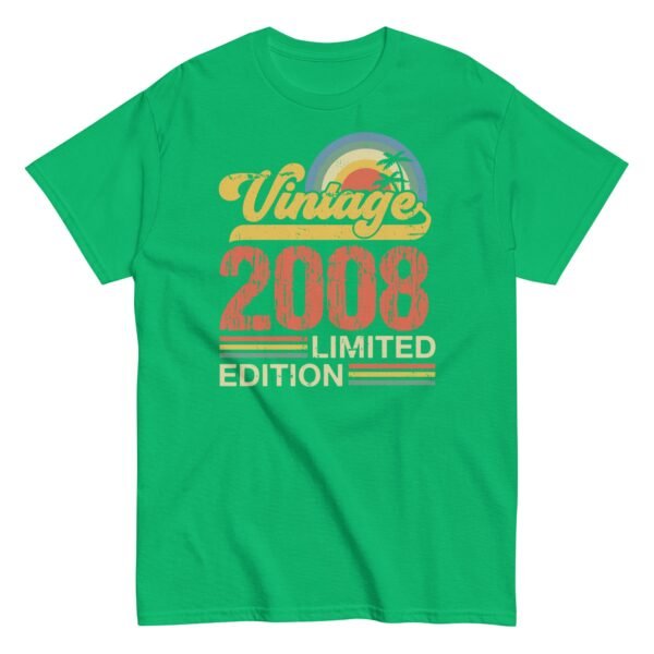 2008 Vintage Birthday T-shirt Limited Edition Birthday T Shirt - Image 9