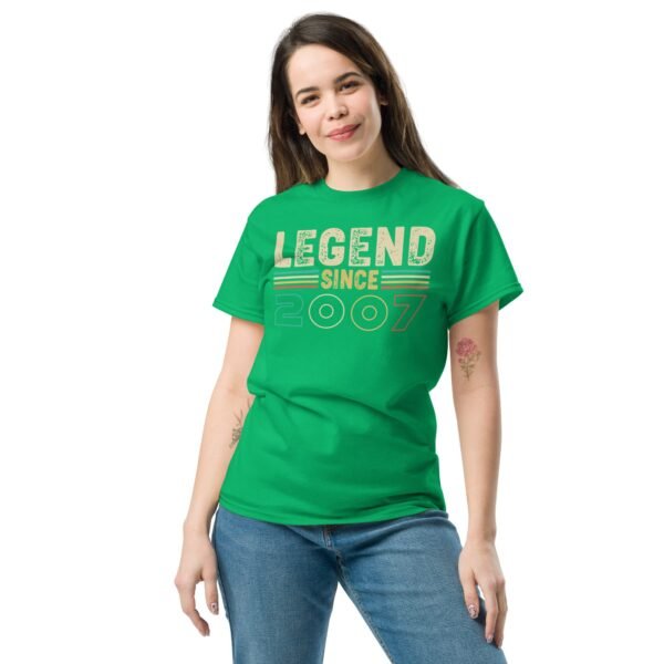 Legend Since 2007 T-shirts 18th Birthday Gifts - Image 4
