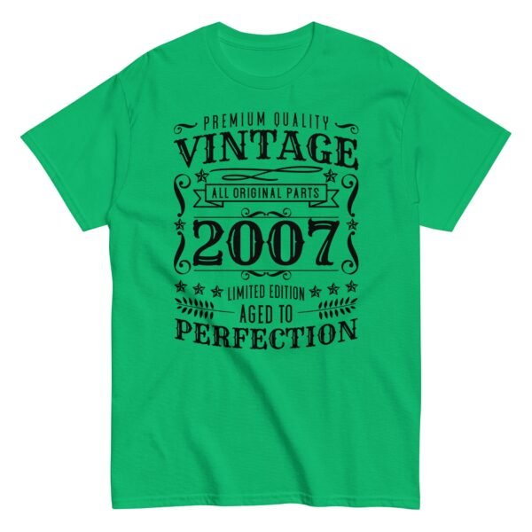 Vintage 2007 All Original Parts Birthday T-shirt - Image 9