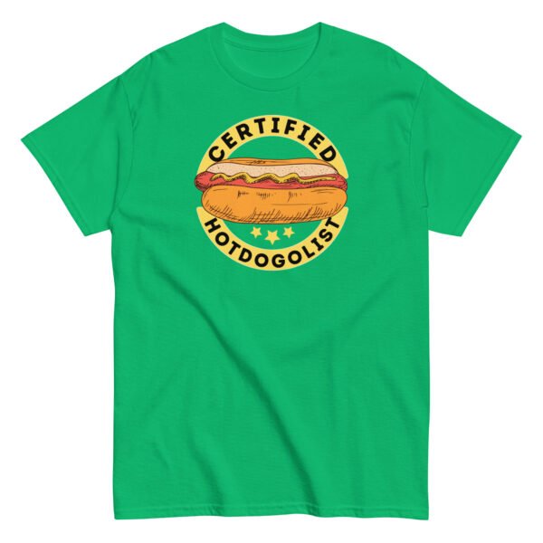 Certified Hotdogologist Funny BBQ Gift Hotdog T-Shirt - Image 7