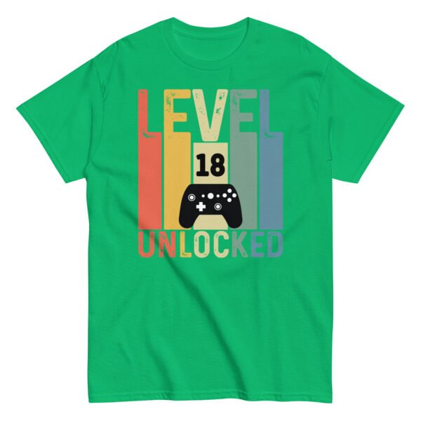 Level 18 Unlocked – 18th Birthday T-shirts for Gamers - Image 10