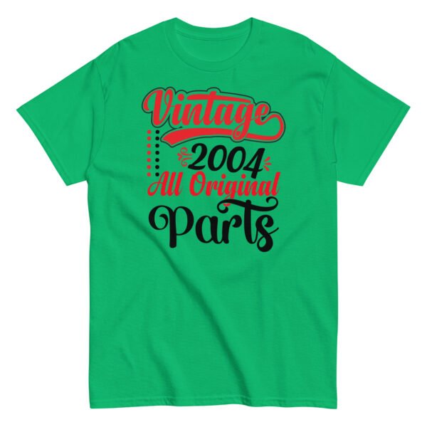Vintage 2004 All Original Parts T-shirt Birthday Gift T Shirt - Image 6