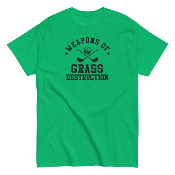 Weapons Of Grass Destruction Golf T-shirt - Image 6