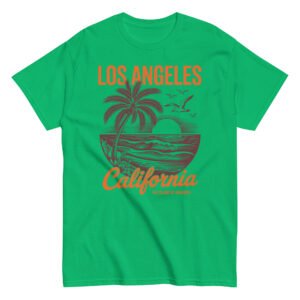 Los Angeles California Surfing Beach T-shirts
