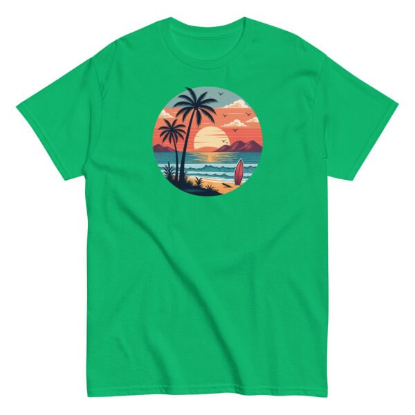 Retro Sunset Beach Surf T-shirt - Image 10