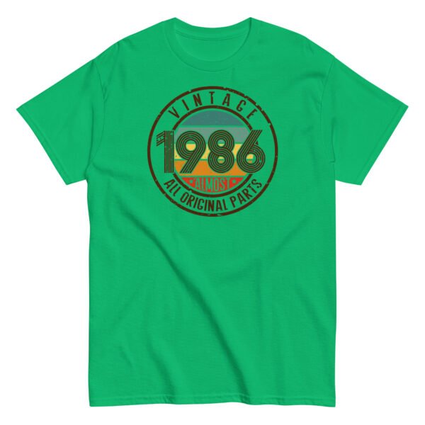 Vintage 1986 All Original Parts T-shirt 86 Birthday Tee - Image 12
