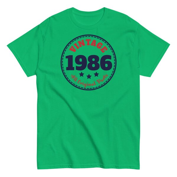 Vintage 1986 All Original Parts Retro T-shirt - Image 11