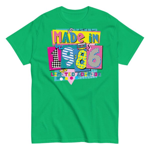 Made in 1986 Retro 80’s T-shirt 1986 Birthday Gift - Image 11